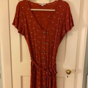 COPY - American Eagle orange/red mini dress